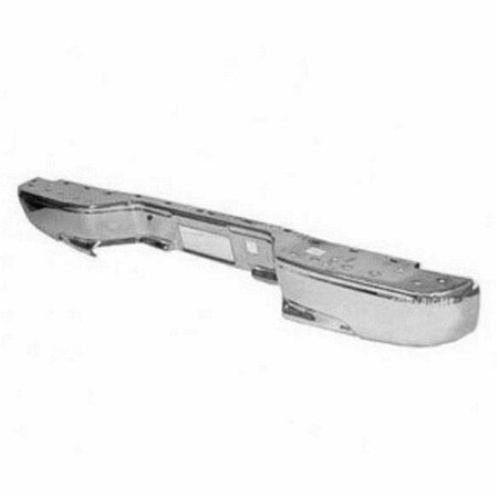 SHERMAN PARTS Rear Bumper for 1999-2007 Silverado & Sierra Fleetside Pickup Chrome SHE901-91-1